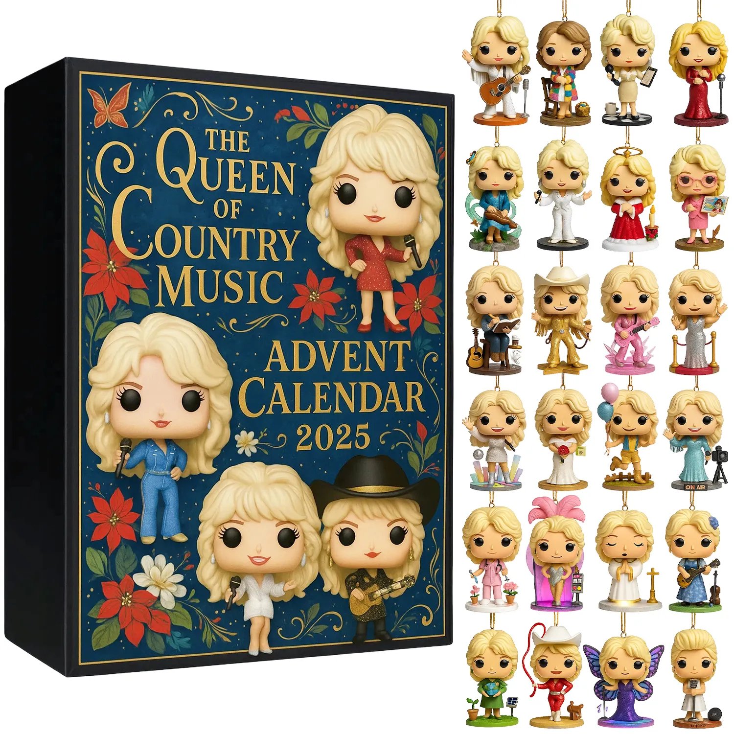 Dolly Parton Advent Calendar 2025 Christmas Advent Calendar Xmas Gifts For Girl