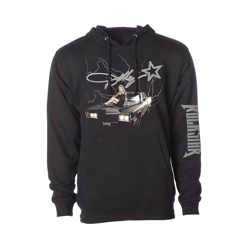 Dolly Parton Hoodie Dolly Parton Merch Rockstar Caddy Lightning Hoodie Top Father's Day Gifts