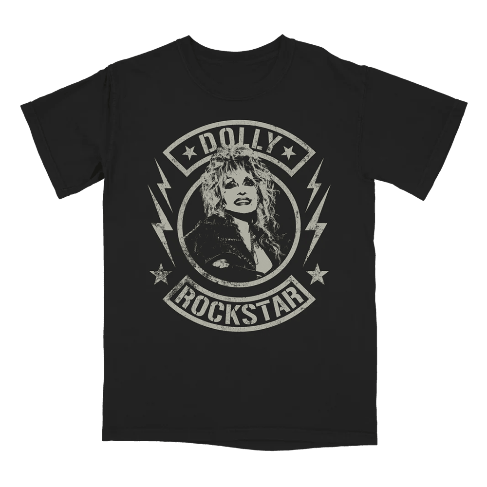 Dolly Parton Merch Bolt Rocker T-Shirt Dolly Parton Shirt Father's Day Gifts For Music Fan