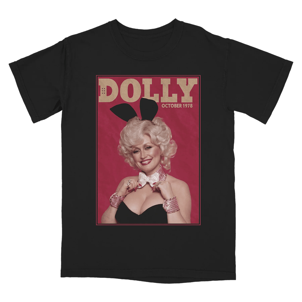 Dolly Parton Merch Dolly Bunny Black T-Shirt Dolly Parton Shirt Best Father's Day Gifts