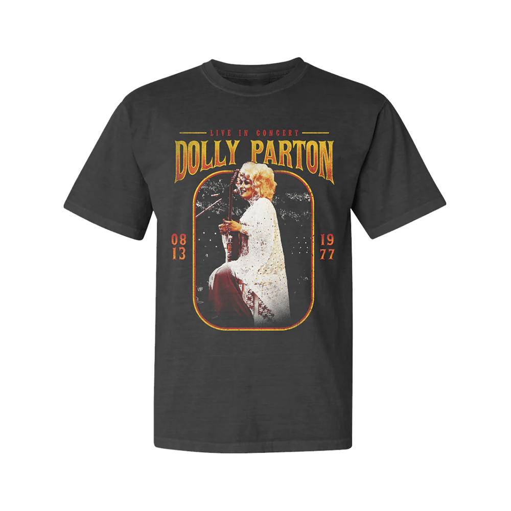 Dolly Parton Merch Dolly Live 1977 T-Shirt Dolly Parton Shirt Unique Father'sDay Gifts