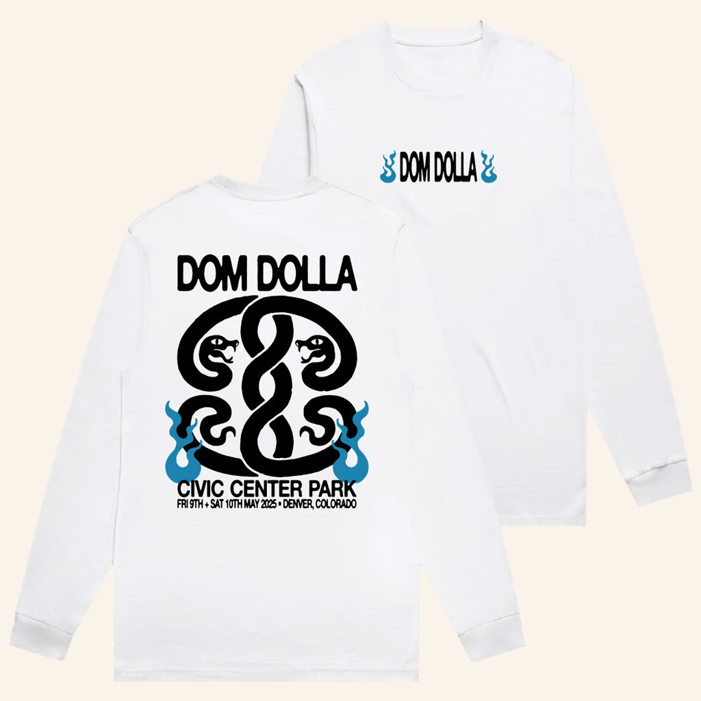 Dom Dolla Merch Denver Snake Long Sleeve Shirt Great Gifts For DJ Lovers
