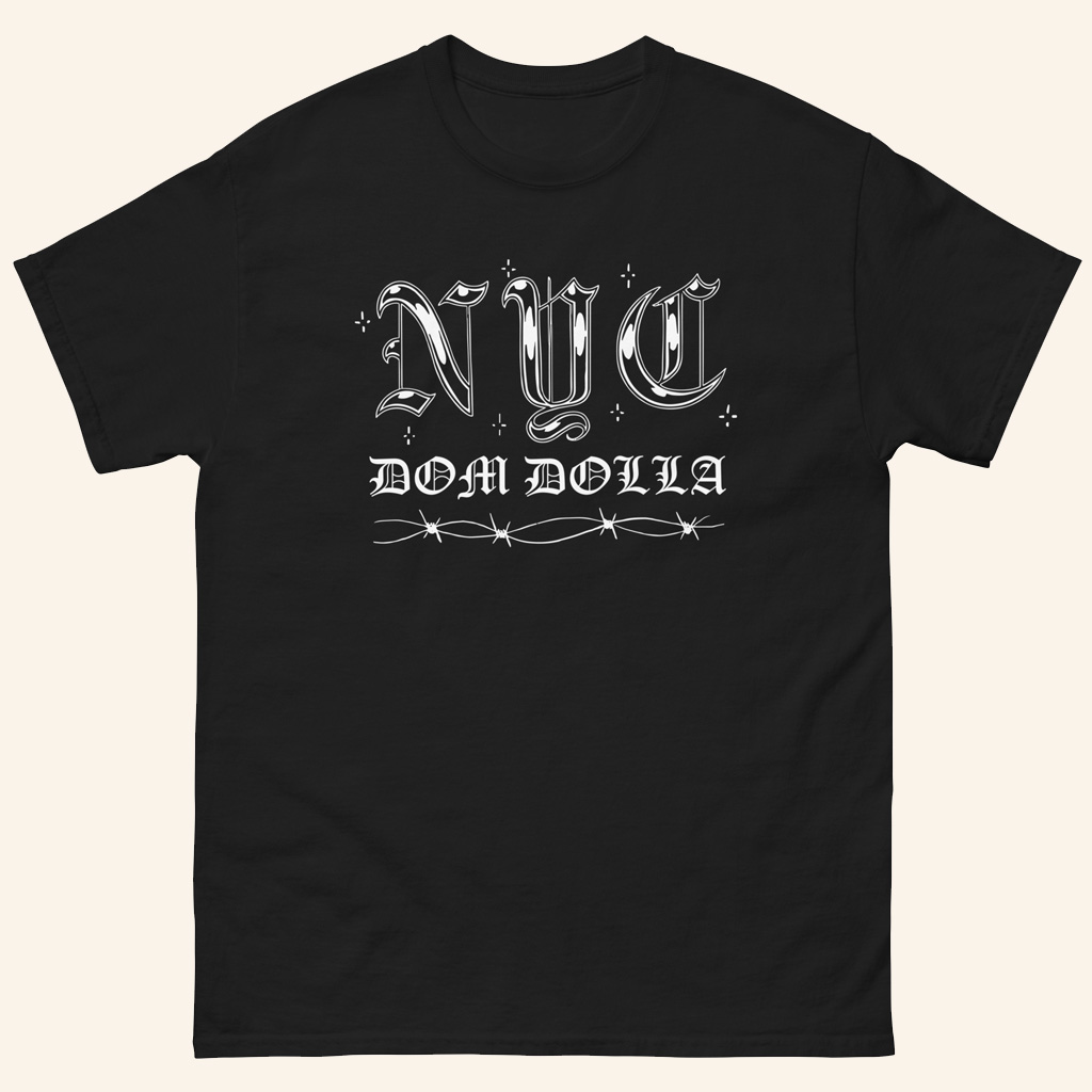 Dom Dolla Merch NYC T-Shirt Black Music Lover Gift Ideas For Him