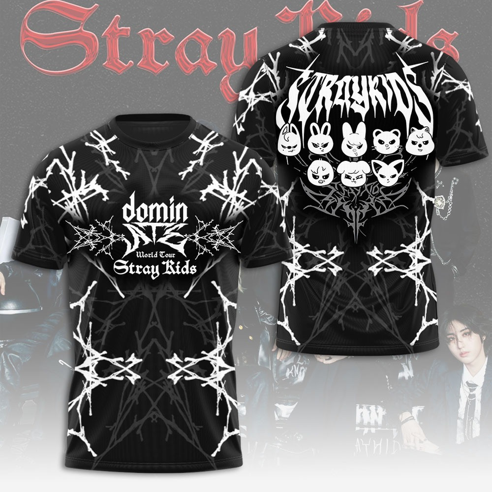 DominATE World Tour 2025 Stray Kids T-Shirt Music Gift Ideas For Guys