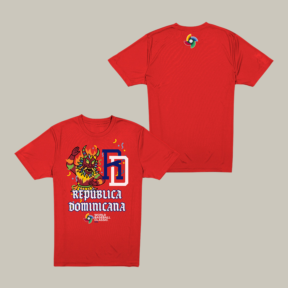Dominican Republic Baseball World Baseball Classic Country T-Shirt World Baseball Shirt Fan Gear