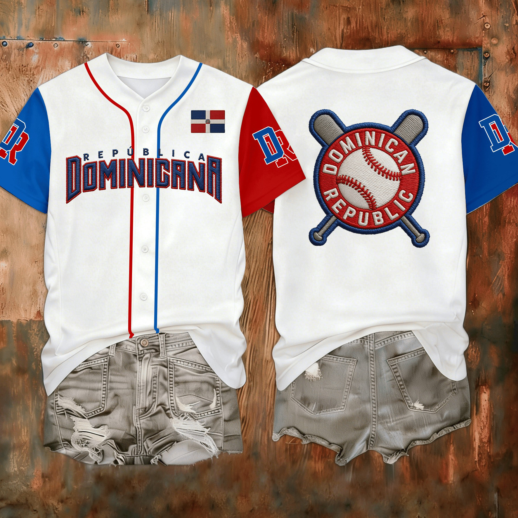 Dominican Republic World Baseball Classic Jersey Dominican Republic National Team Shirt Fan Gear