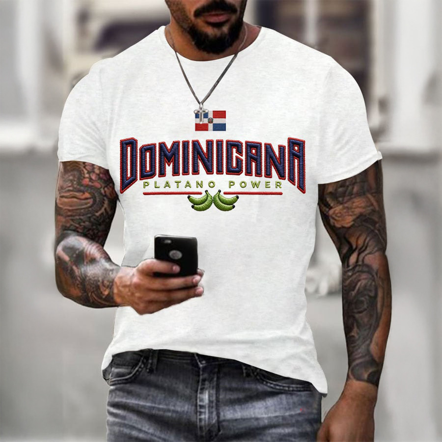 Dominicana Platang Power T-Shirt Baseball Clothes Present Idea For Huge Fans