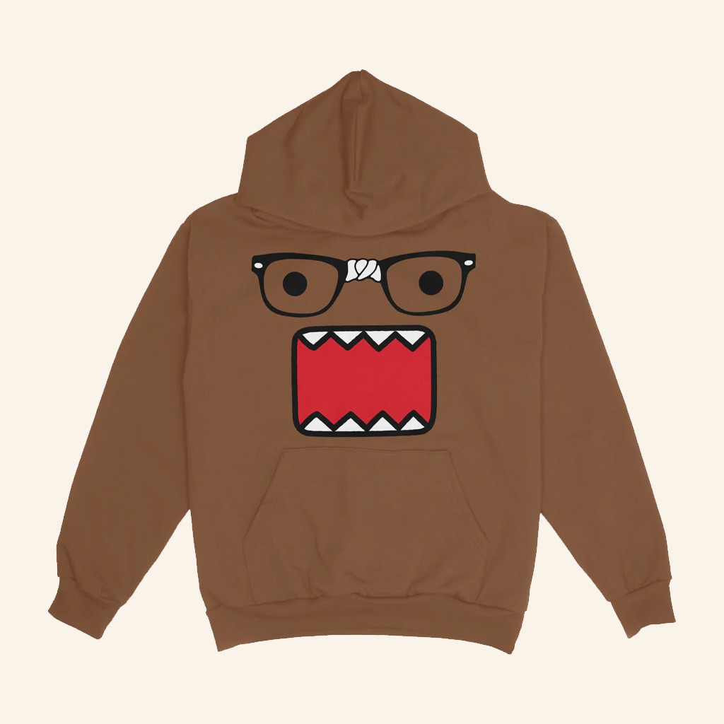Domo Kun Merch Nerd Glasses Hoodie Gift Ideas For Boyfriend