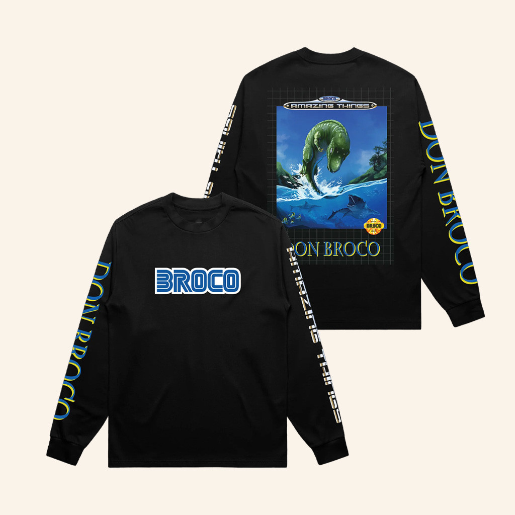 Don Broco Merch Broco The Dolphin Long Sleeve T-Shirt Gift Ideas For Boyfriend Don Broco Merch Broco The Dolphin Long Sleeve T-Shirt Gift Ideas For Boyfriend