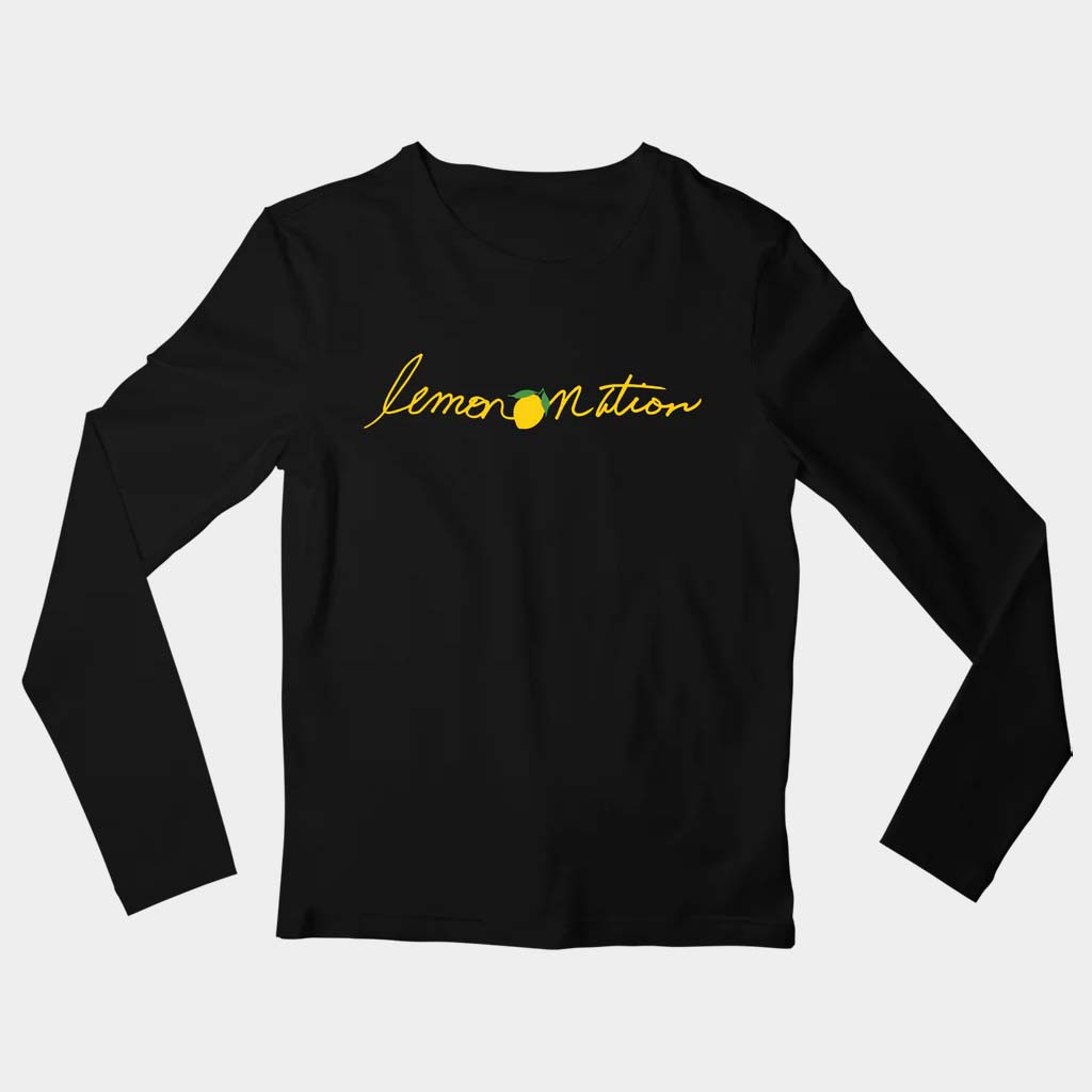 Don Lemon Merch Lemon Nation Script Long Sleeve Shirt Birthday Gift Ideas For Her-1 Don Lemon Merch Lemon Nation Script Long Sleeve Shirt Birthday Gift Ideas For Her-1