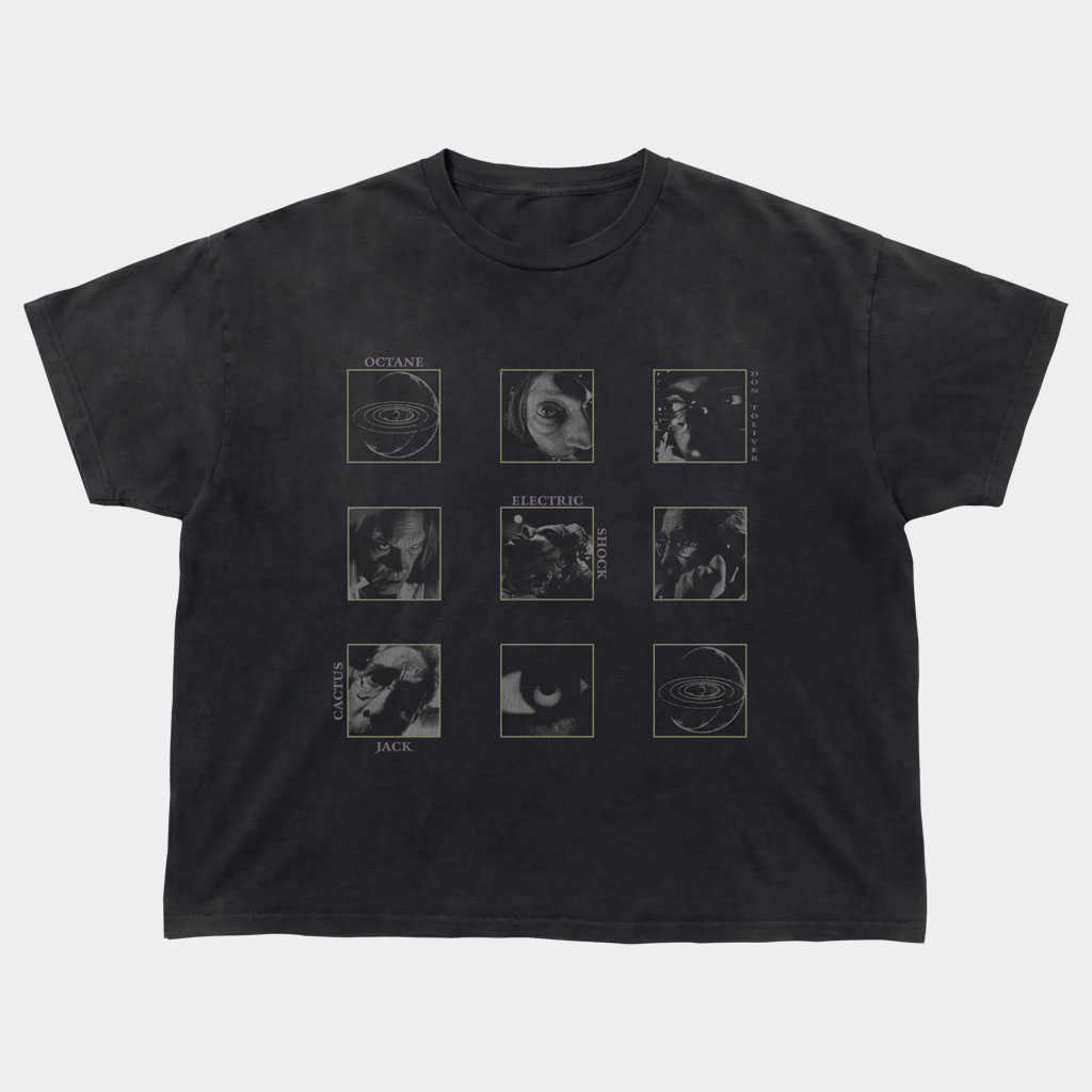 Don Toliver Merch Electric Shock Wash Shirt Don Toliver T-Shirt Gifts For Rapper Fans