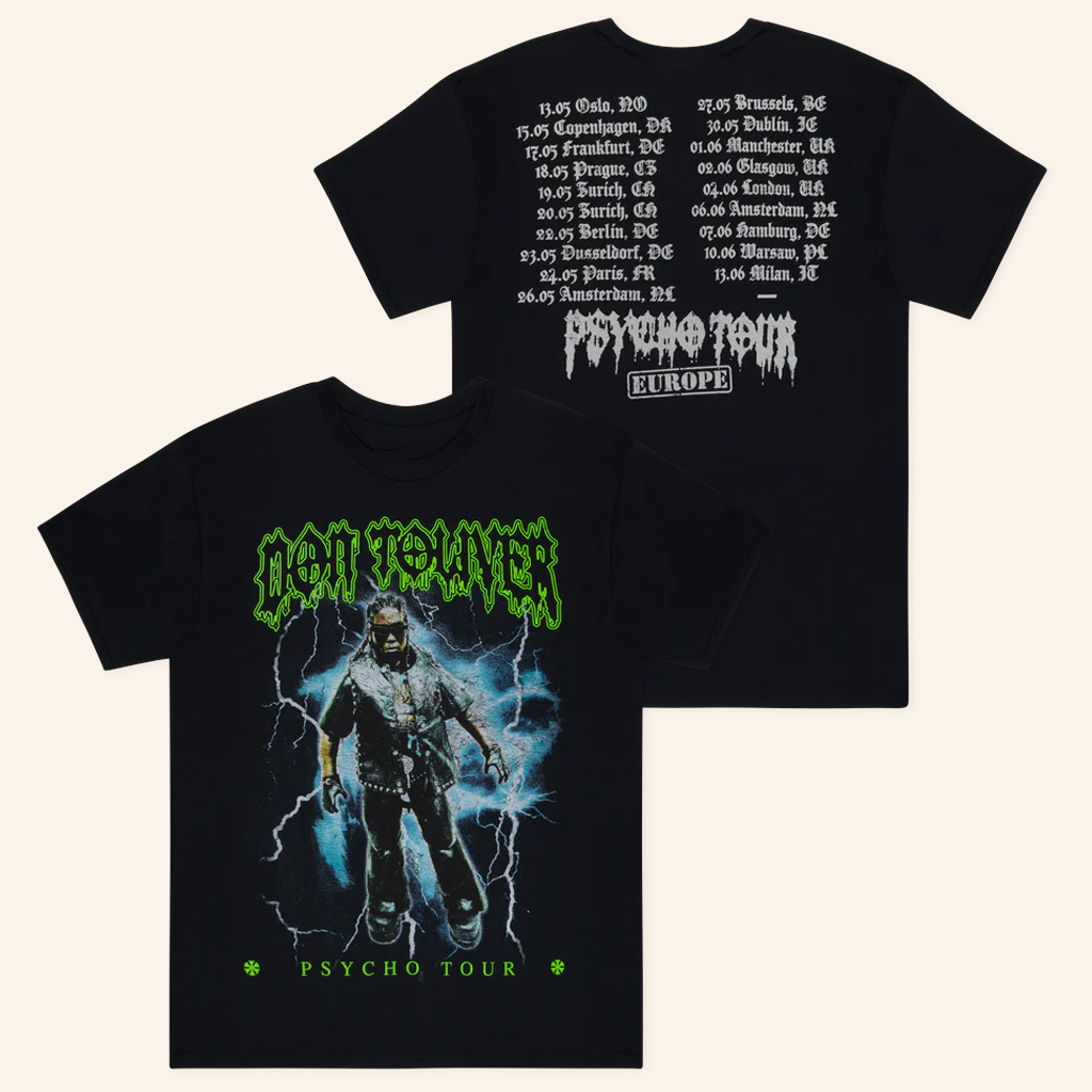 Don Toliver Merch Psycho Tour Lightning Shirt Hardstone Psycho Merch Gifts For Rap Fans Don Toliver Merch Psycho Tour Lightning Shirt Hardstone Psycho Merch Gifts For Rap Fans