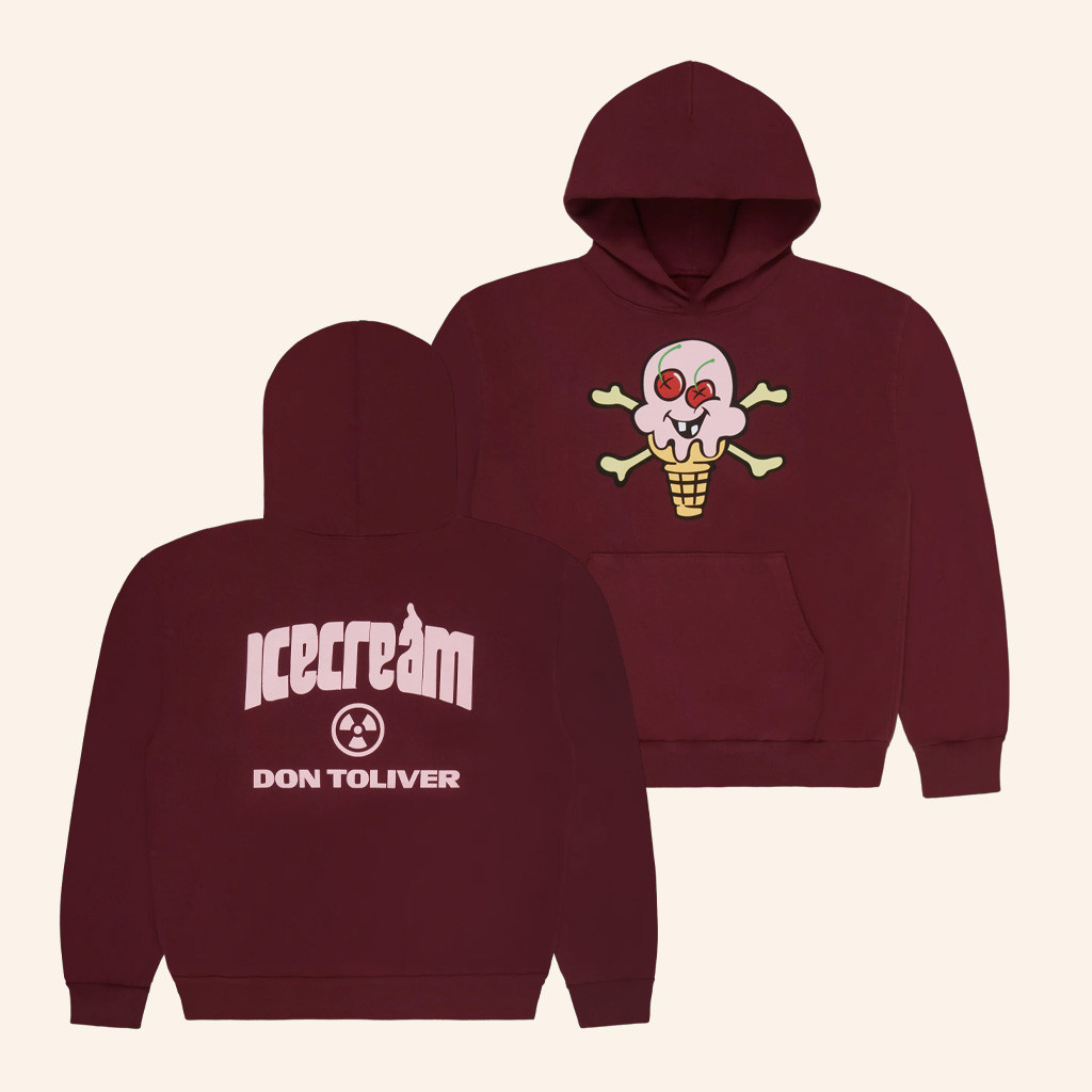 Don Toliver Music Merch Ice Cream Cones And Bones Octane Hoodie Xmas Gifts For Her
