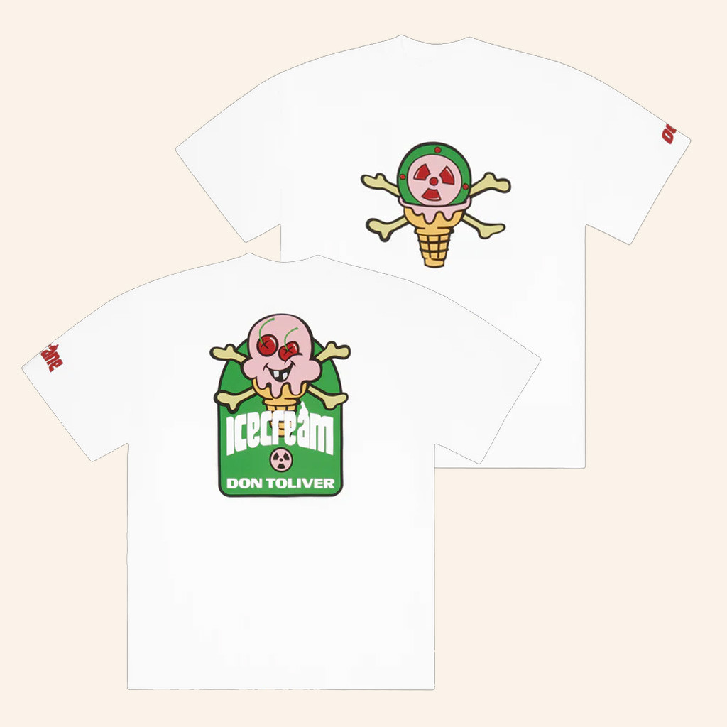 Don Toliver Music Merch Ice Cream Cones And Bones Octane T-Shirt Gifts For Daughter Don Toliver Music Merch Ice Cream Cones And Bones Octane T-Shirt Gifts For Daughter