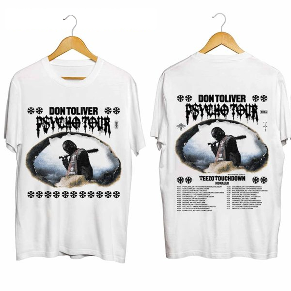Don Toliver Psycho Tour Shirt Don Toliver Merch Gifts For Rap Lovers