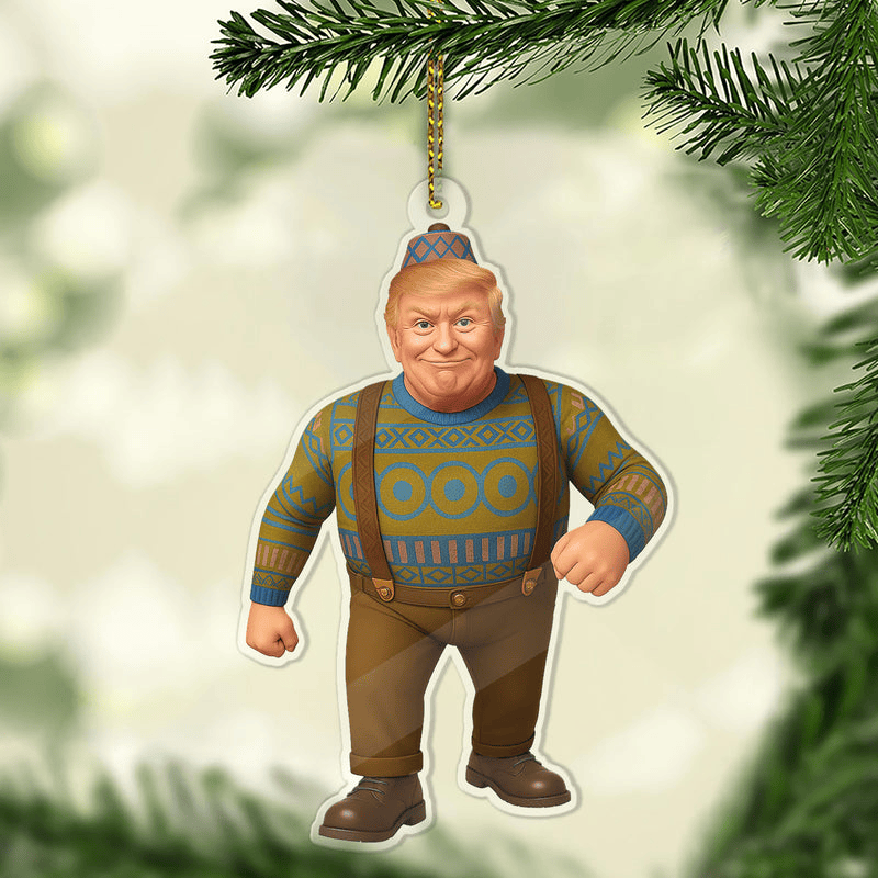 Donald Trump Acrylic Ornament Patriotic Donald Trump 45 47 Christmas Ornament Gift for Mom