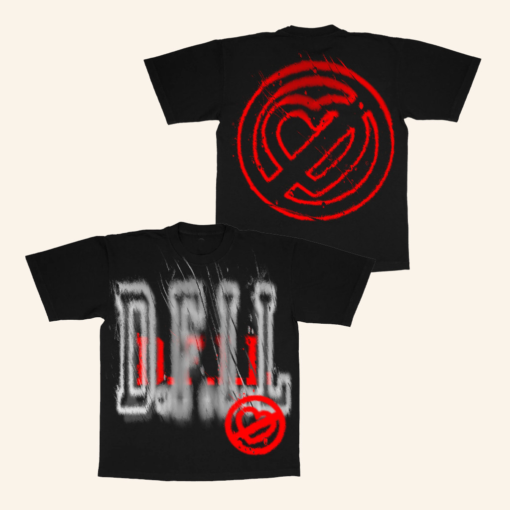Don't Fall In Love Fest Merch DFIL Black T-Shirt Birthday Presents For Boyfriend