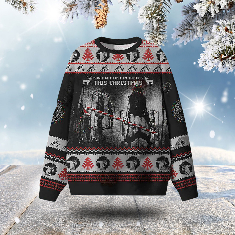 Don't Get Lost In The Fog Ugly Christmas Sweater Spooky Themed Christmas Gift Ideas