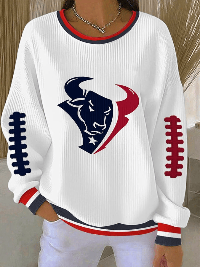 Don't Mess With Texans Sweatshirt Houston Football Super Bowl Merch Game Day Gifts For Wife