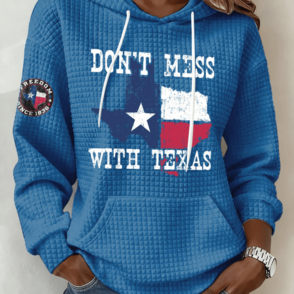Don't Mess With Texas Hoodie Texas Freedom Since 1836 Hoodie Gift For Wife