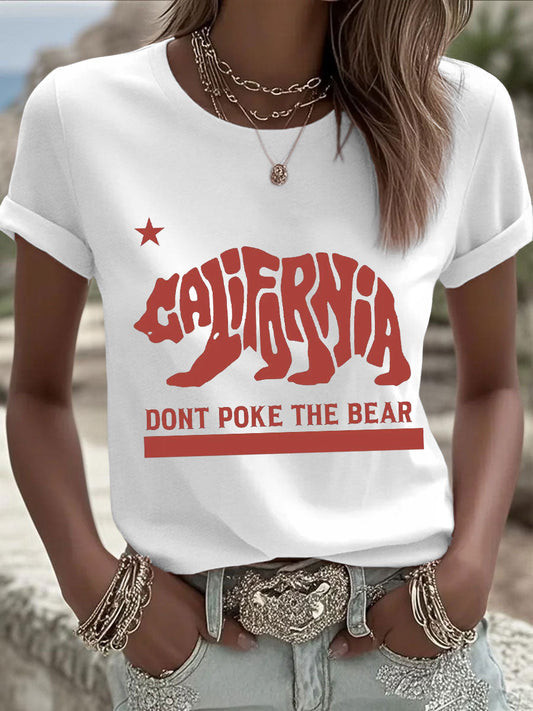 Don't Poke The Bear T-Shirt Rustic Country And Americana Apparel For Women