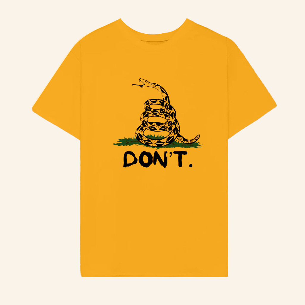 Don't T-Shirt Gadsden Flag Rattlesnake Shirt Patriotic Gifts For Men