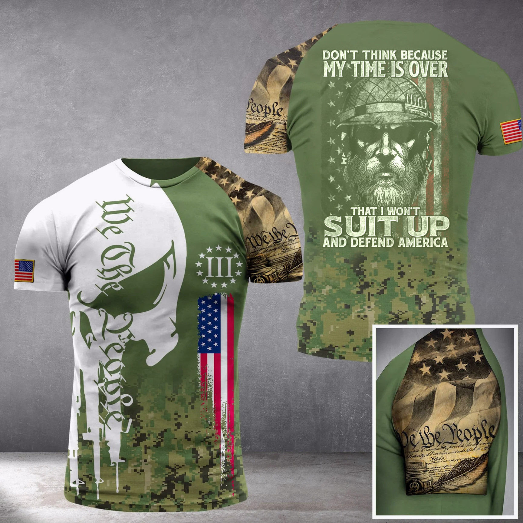 Don't Think Because My Time Is Over Shirt We The People Clothing Gift Ideas For Veterans