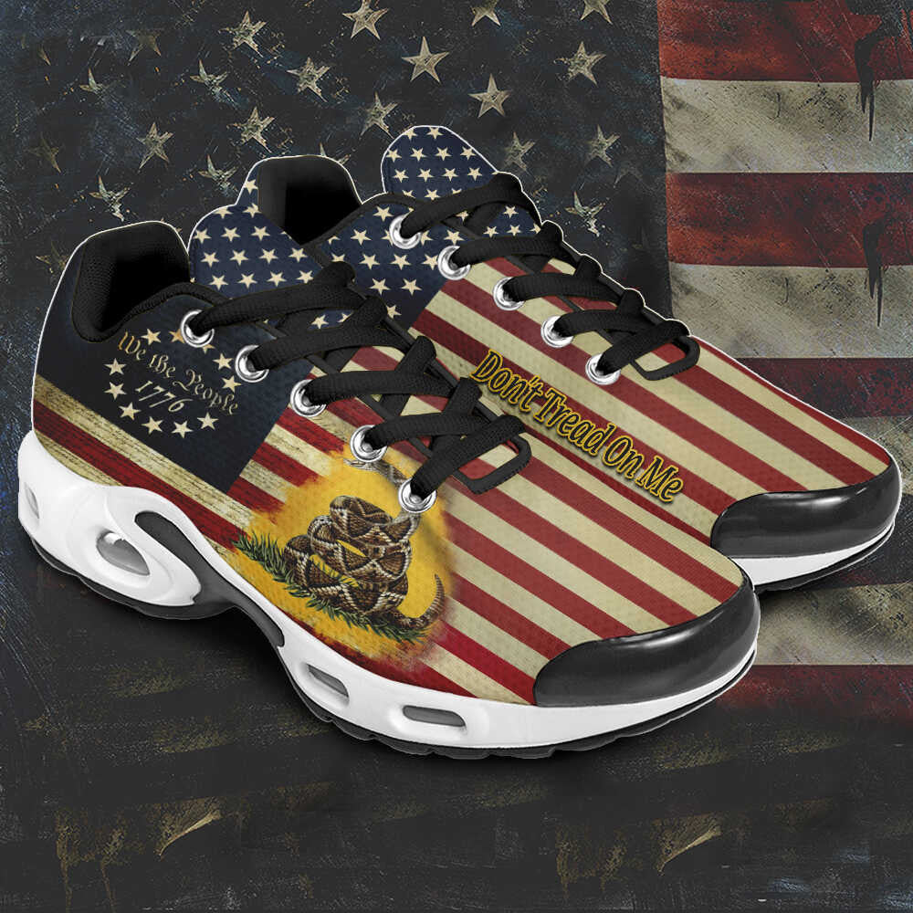 Don't Tread On Me American Flag Sneakers We The People Gadsden Flag Shoes Gifts For Gun Lovers Don't Tread On Me American Flag Sneakers We The People Gadsden Flag Shoes Gifts For Gun Lovers