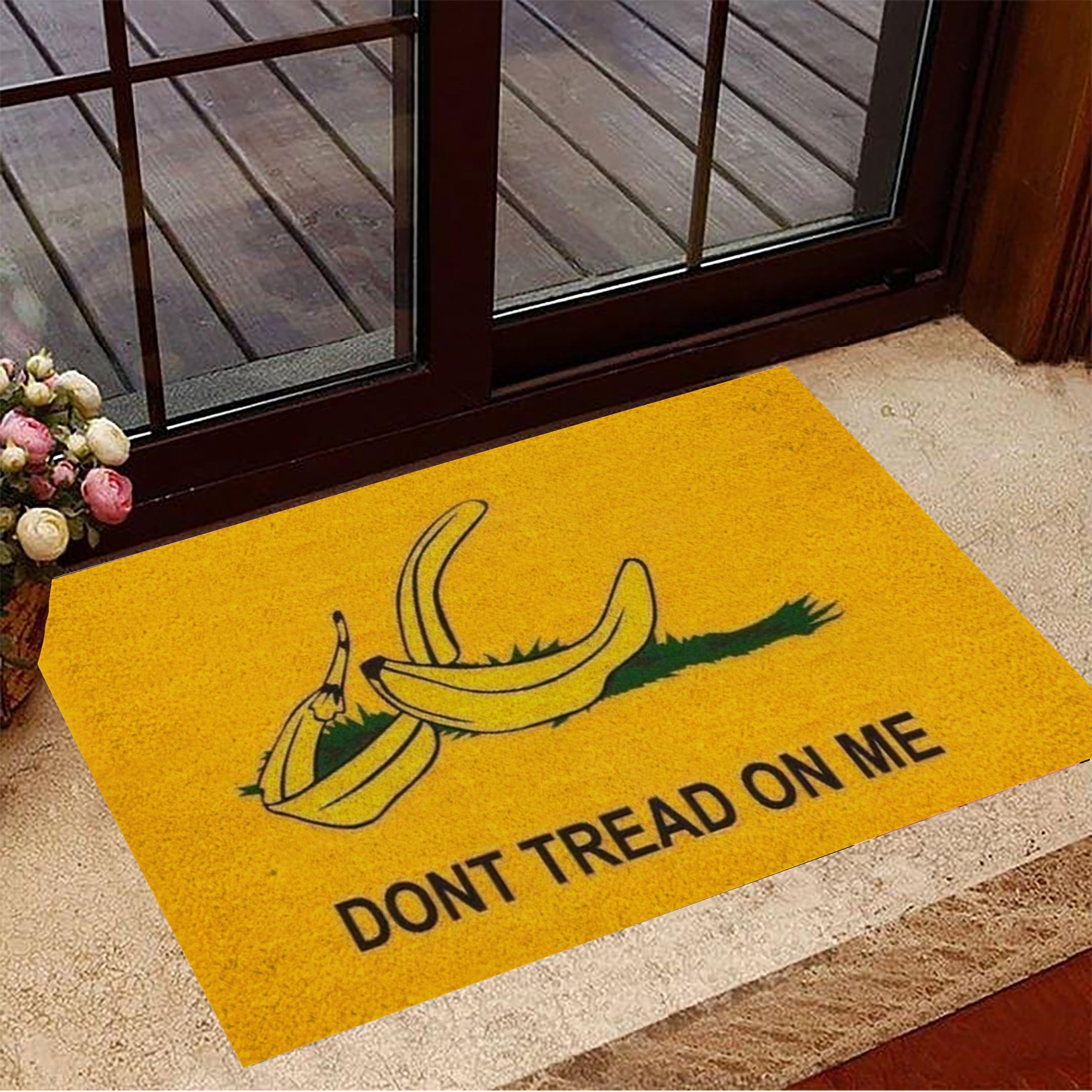 Don't Tread On Me Banana Doormat Funny Welcome Mats Home Decor Gifts For Best Friend