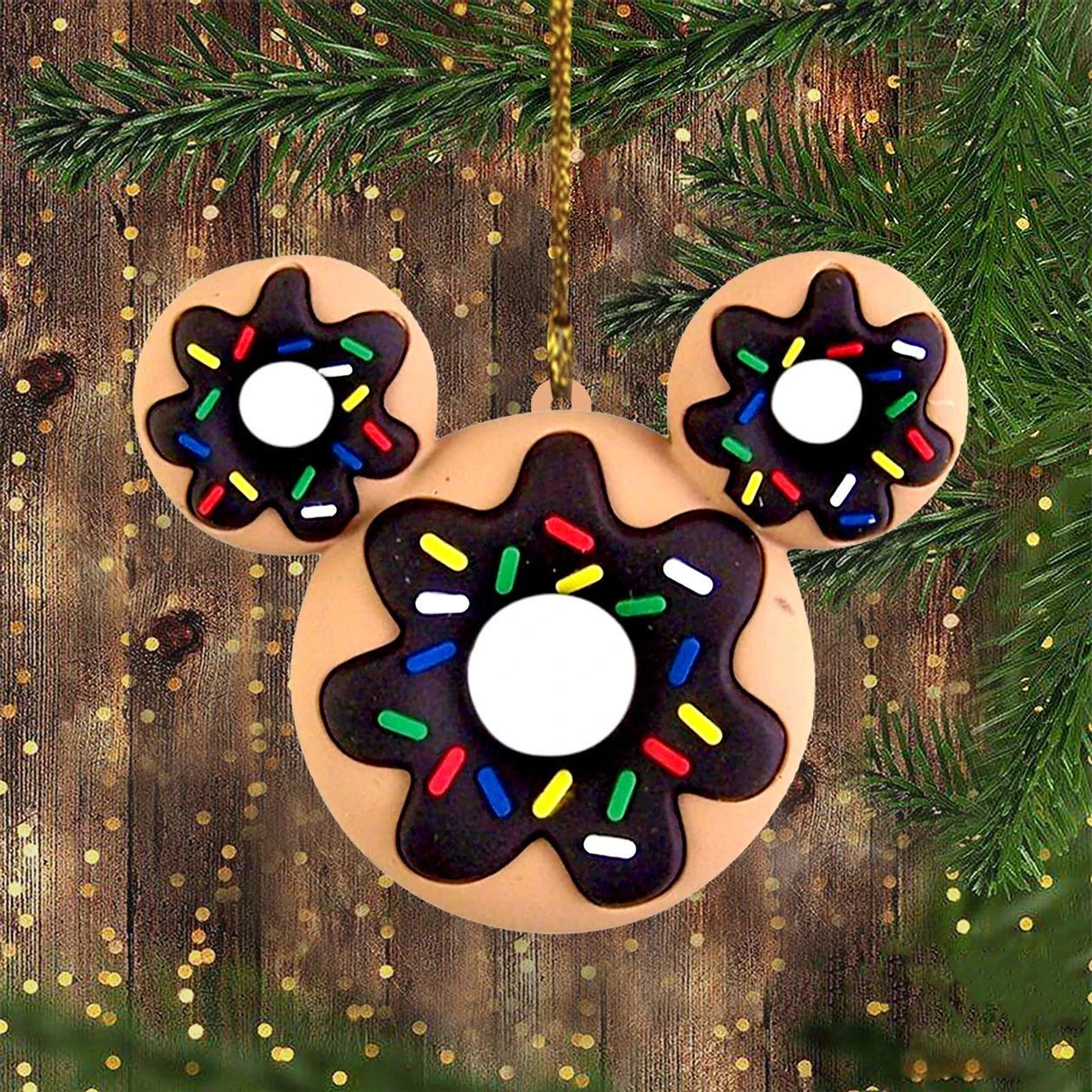Donut Christmas Ornament Donut Ornament For Christmas Tree 2024 Decorated