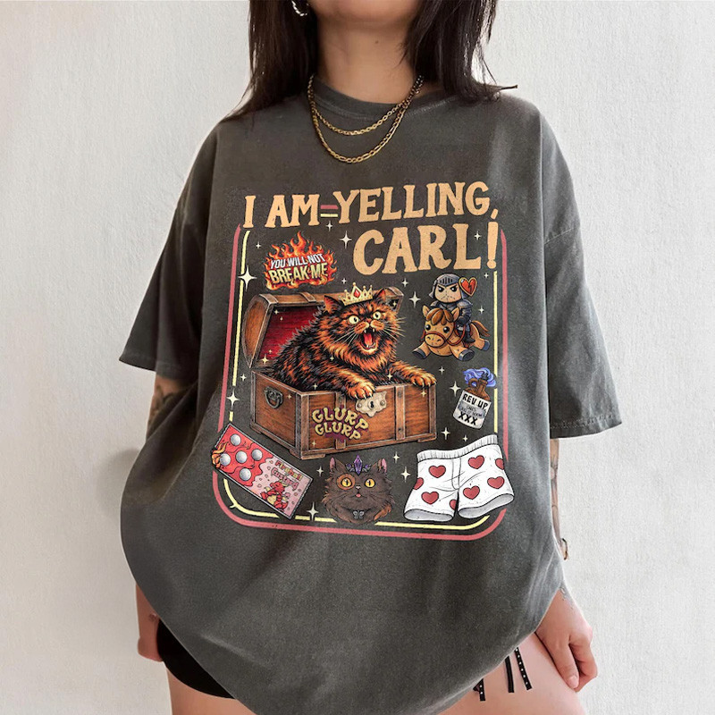 Donut I Am Yelling T-Shirt God Damnit Donut Clothing Gift For Cat Mom