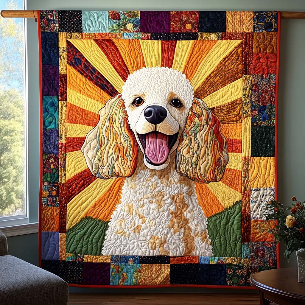 Doodle Delight Quilted Blanket Best New Dog Owner Gifts