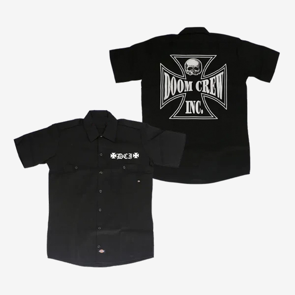 Doom Crew Inc. Black Label Society Button Up Shirt Heavy Metal Band Shirt Music Fan Gifts