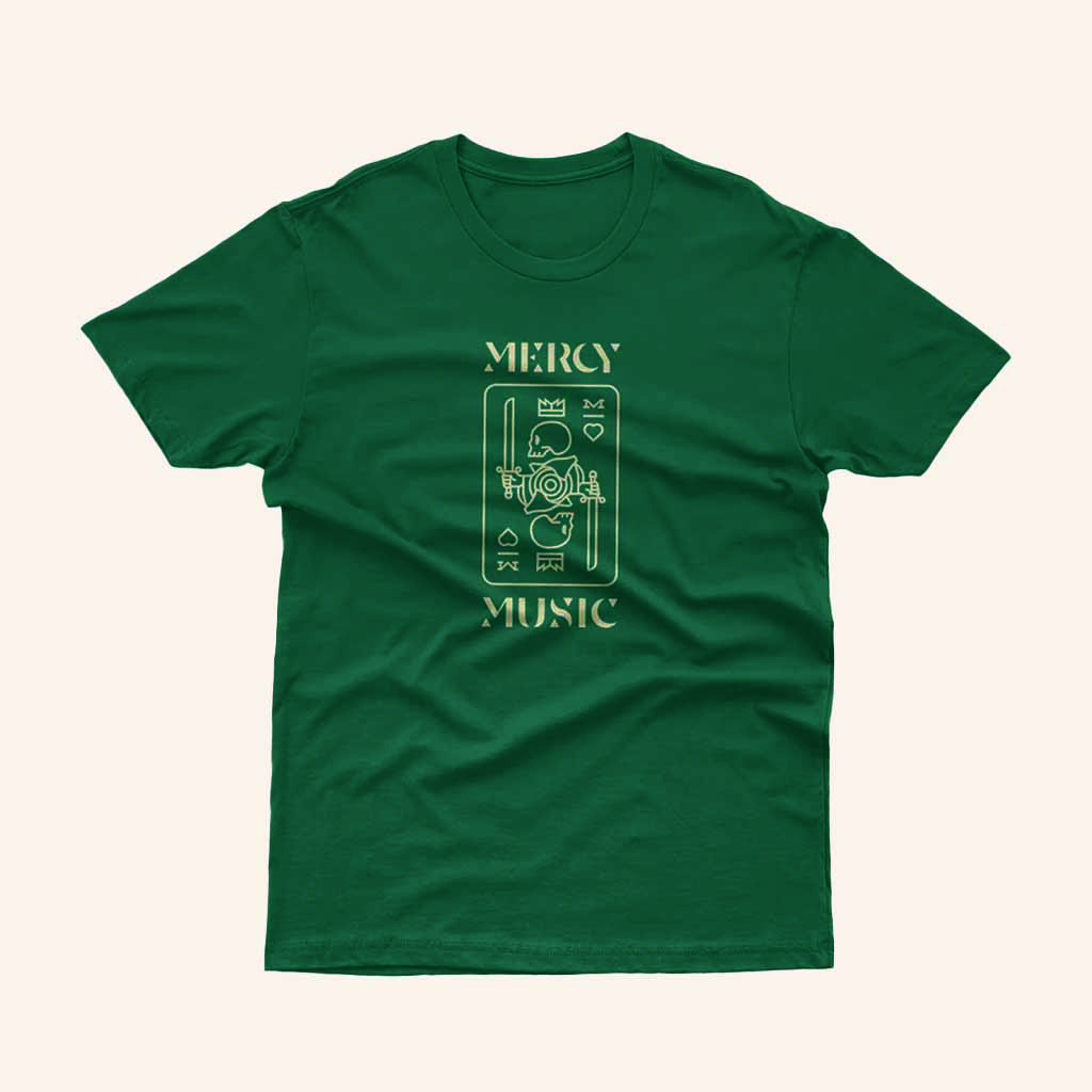 Double Helix Records Merch Mercy Music Playing Card T-Shirt Christmas Gifts For Husband Double Helix Records Merch Mercy Music Playing Card T-Shirt Christmas Gifts For Husband