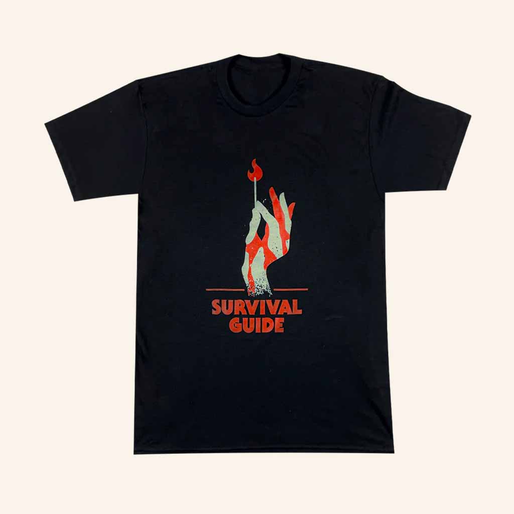 Double Helix Records Merch Survival Guide Match Black T-Shirt Dad Christmas Gifts Double Helix Records Merch Survival Guide Match Black T-Shirt Dad Christmas Gifts