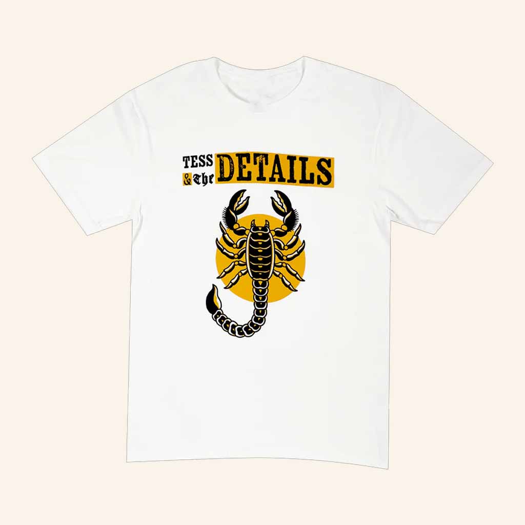 Double Helix Records Merch Tess And The Details Scorpion T-Shirt Christmas Gifts For Guys Double Helix Records Merch Tess And The Details Scorpion T-Shirt Christmas Gifts For Guys