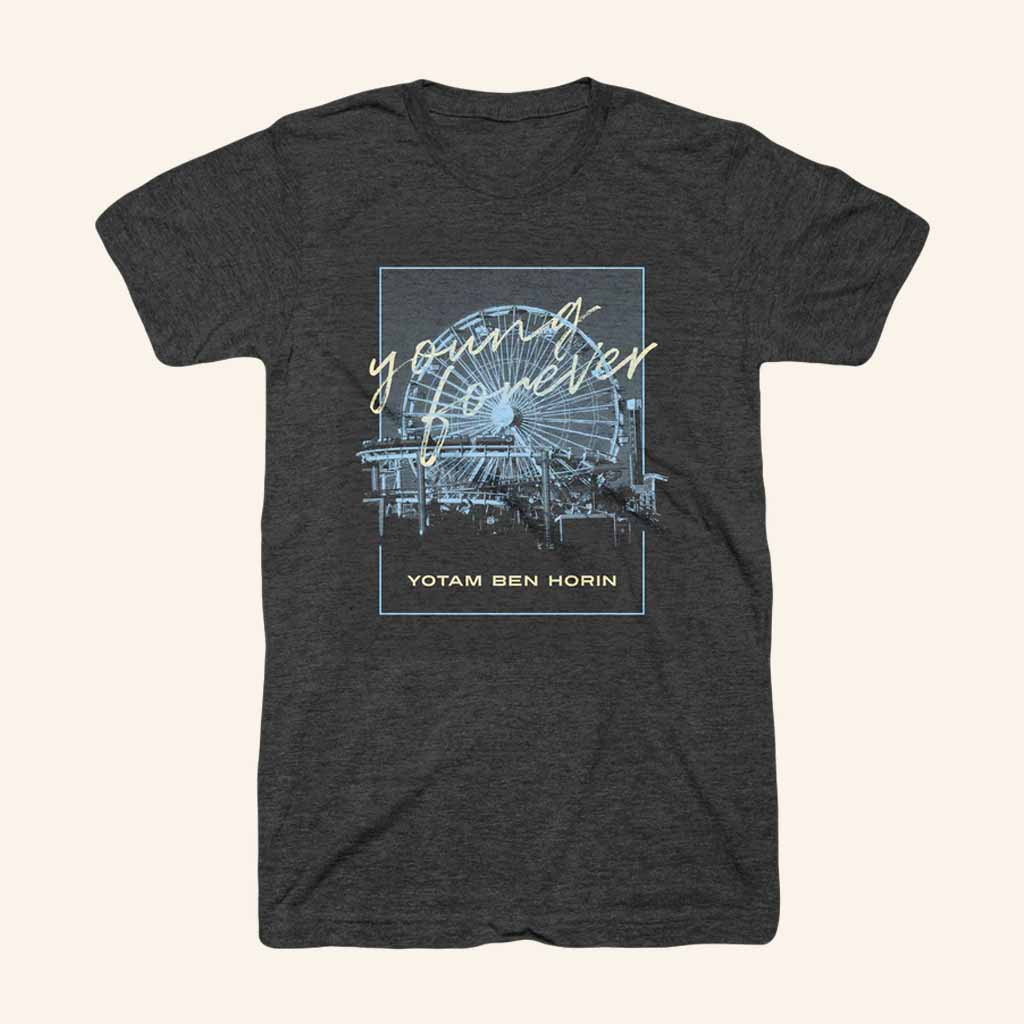 Double Helix Records Merch Yotam Ben Horin Young Forever Ferris Wheel T-Shirt Xmas Gifts Double Helix Records Merch Yotam Ben Horin Young Forever Ferris Wheel T-Shirt Xmas Gifts