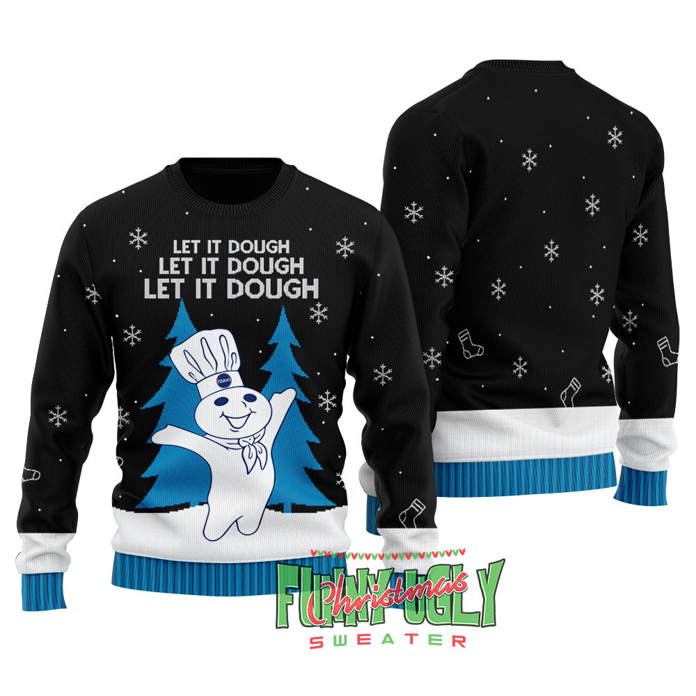Doughboy Ugly Christmas Sweater Christmas Merch Gift That Brings Joy and Warmth