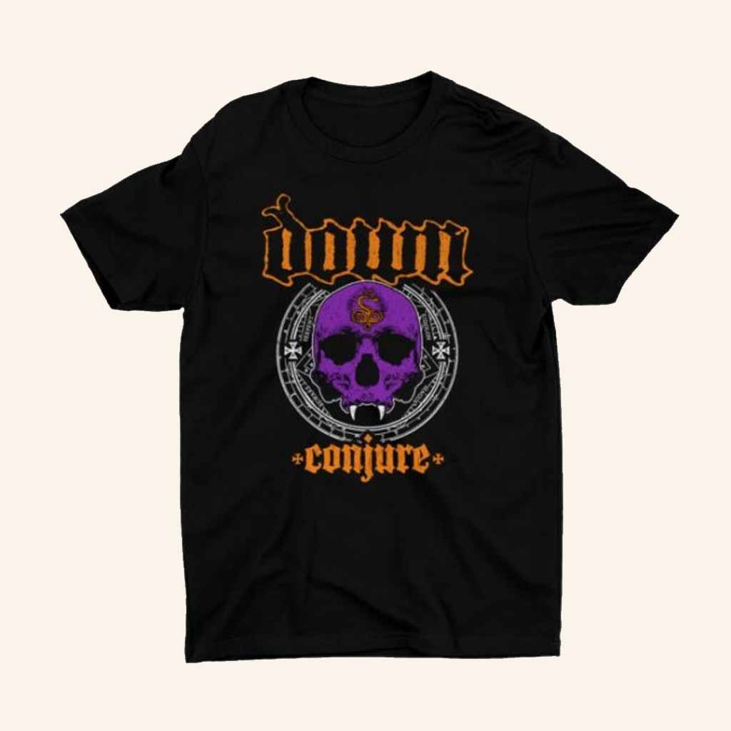 Down Merch Down Conjure T-Shirt Horror Clothing Halloween Gifts For Brother Down Merch Down Conjure T-Shirt Horror Clothing Halloween Gifts For Brother