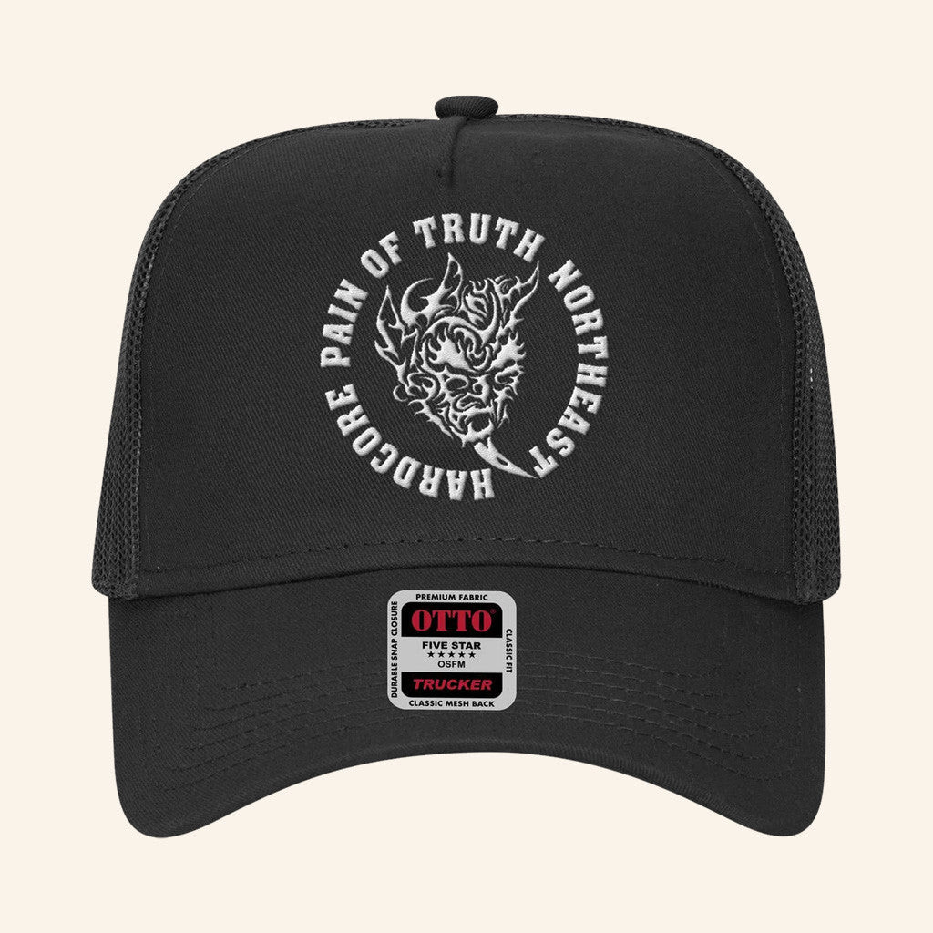 Down Right Merch Pain Of Truth Northeast Hc Trucker Hat Best Gifts For Boyfriend