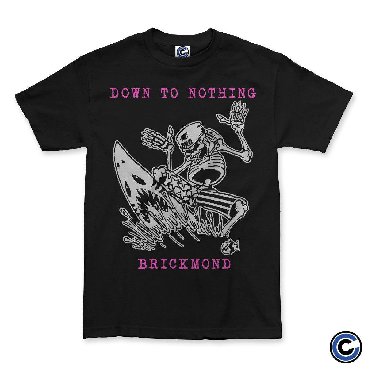 Down To Nothing Merch Skeleton Surfer Shirt Down To Nothing Shirt