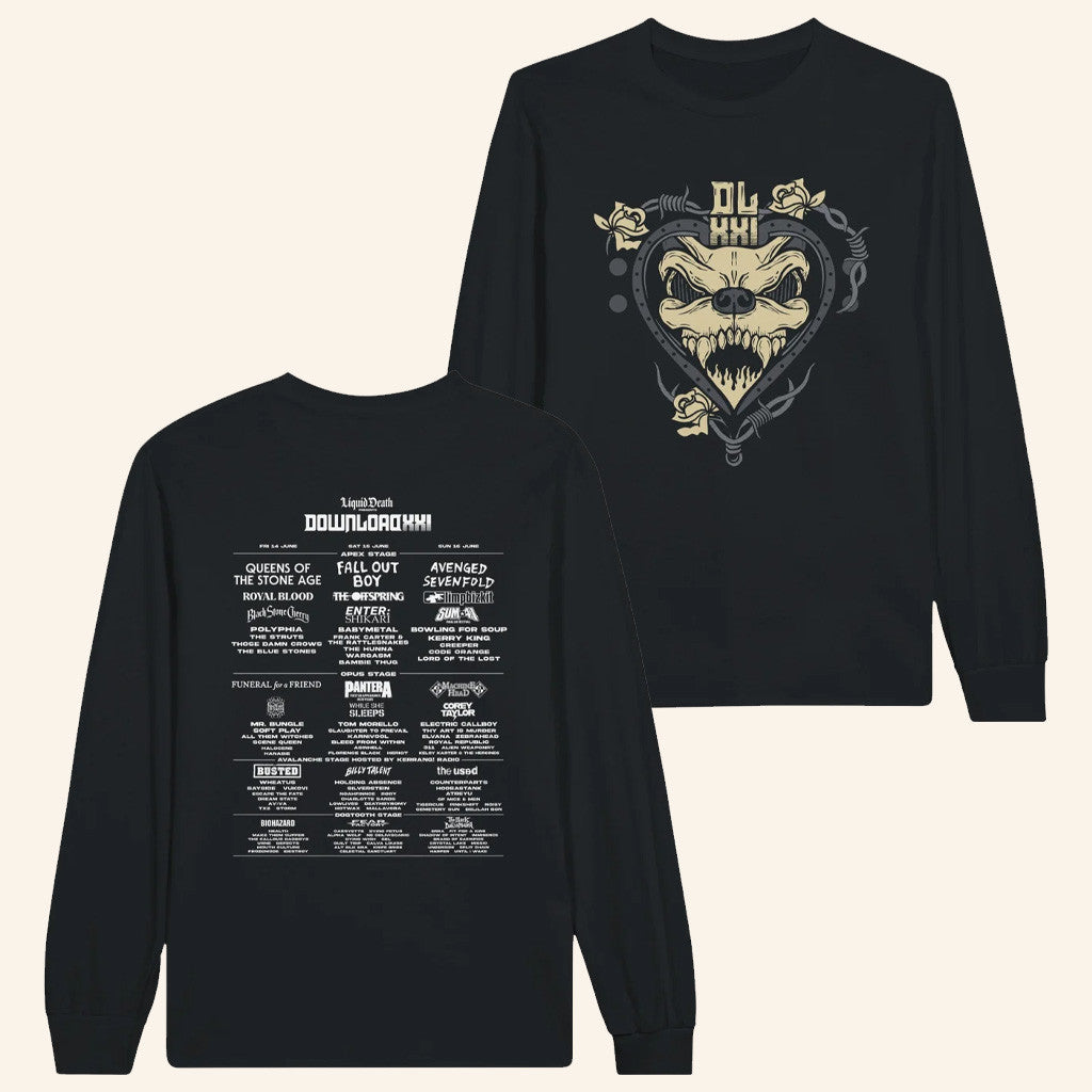 Download Festival Merch Download Snake Lightning 2025 Line Up Long Sleeve T-Shirt Him Gifts Download Festival Merch Download Snake Lightning 2025 Line Up Long Sleeve T-Shirt Him Gifts