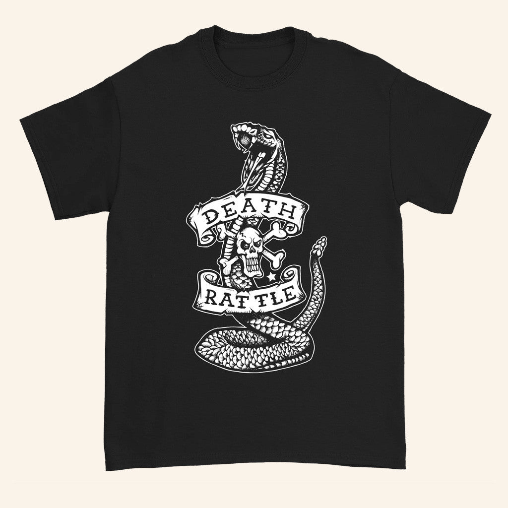 Downright Merch Death Rattle Snake T-Shirt Best Gifts For Boyfriend