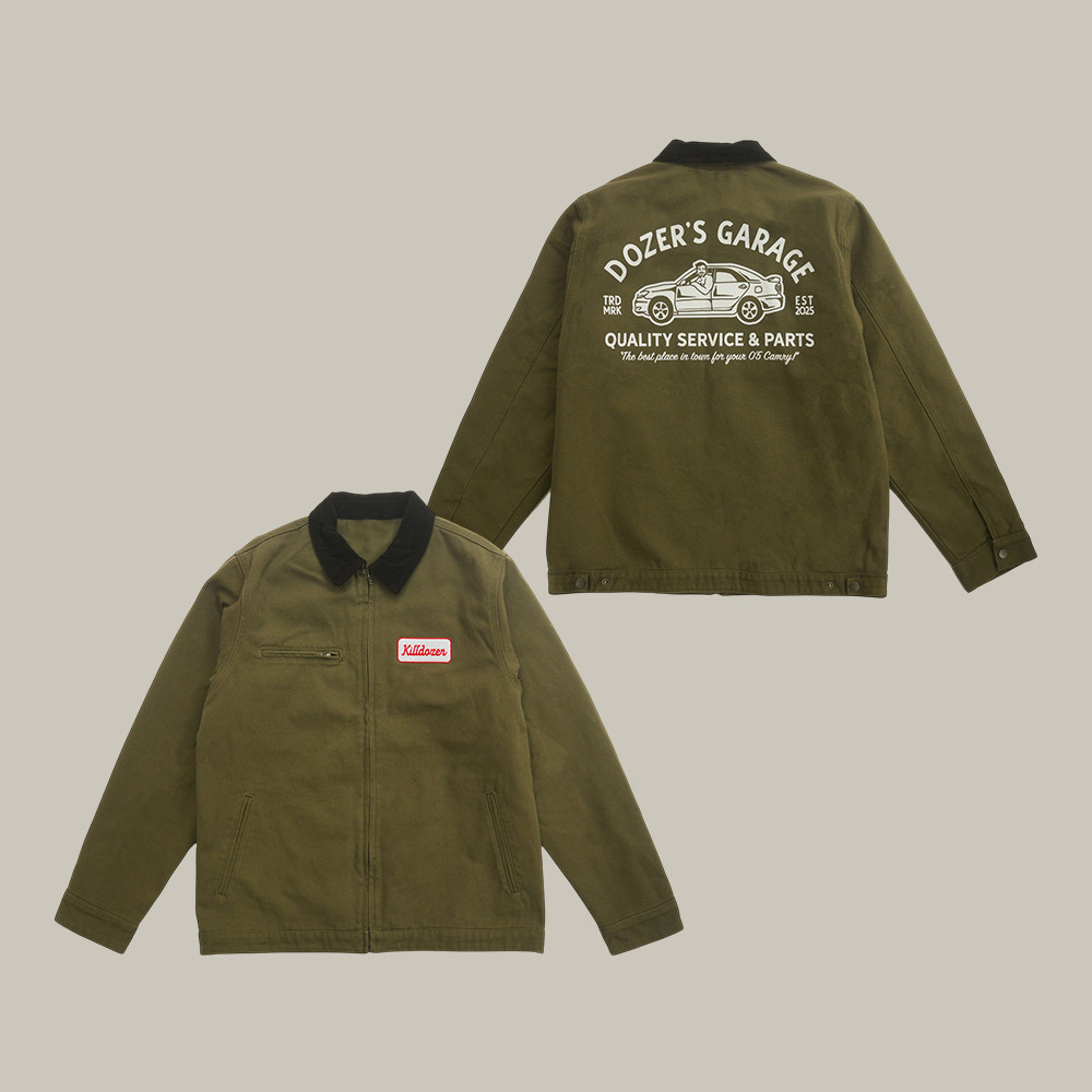 Dozer's Garage Work Jacket Killdozer Merch Kanel Joseph Lover Present