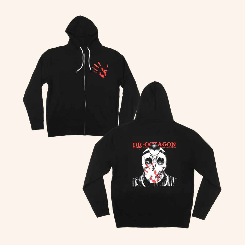 Dr Octagon Merch Moosebumps Black Zip Hoodie Christmas Ideas For Boyfriend