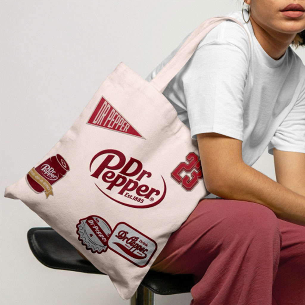Dr Pepper Merch Icon Tote One Of A Kind Bag Gift Ideas For Sister