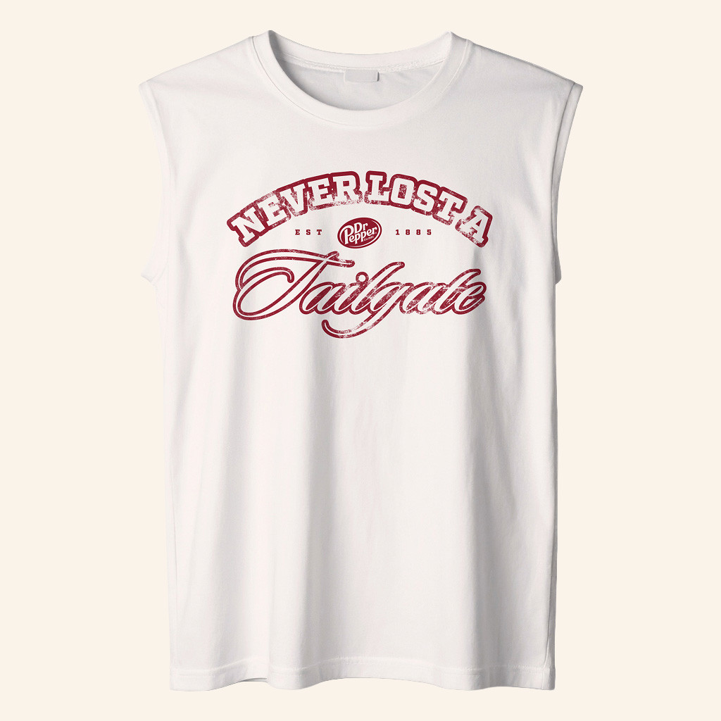 Dr Pepper Merch Never Lost A Tailgate Muscle Tank Gift Ideas For Him Dr Pepper Merch Never Lost A Tailgate Muscle Tank Gift Ideas For Him