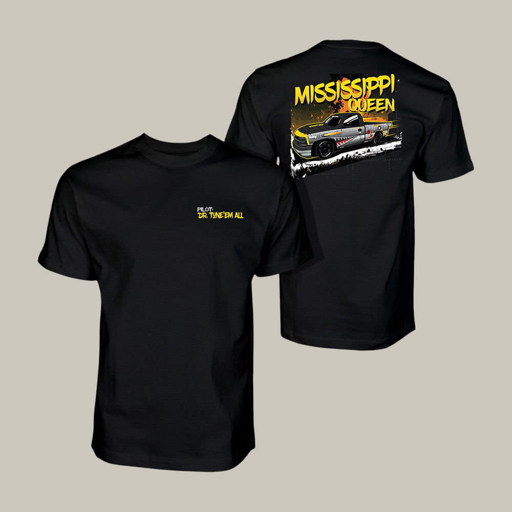 Dr. TuneEmAll's Mississippi Queen Truck T-Shirt Cleetus McFarland Shirt Fan Gift For Racer Car Fans