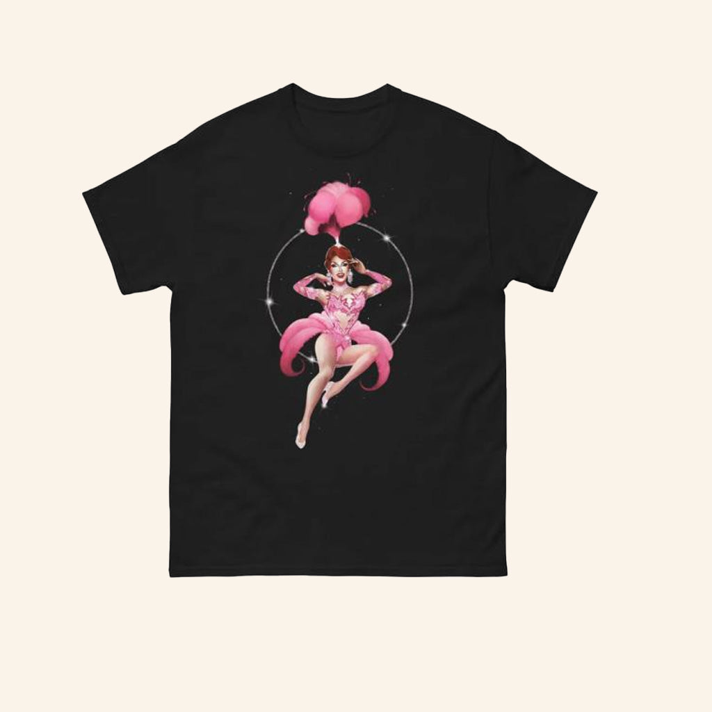 Drag Queen Merch Plasma Pink Showgirl T-Shirt Gifts For Her Drag Queen Merch Plasma Pink Showgirl T-Shirt Gifts For Her