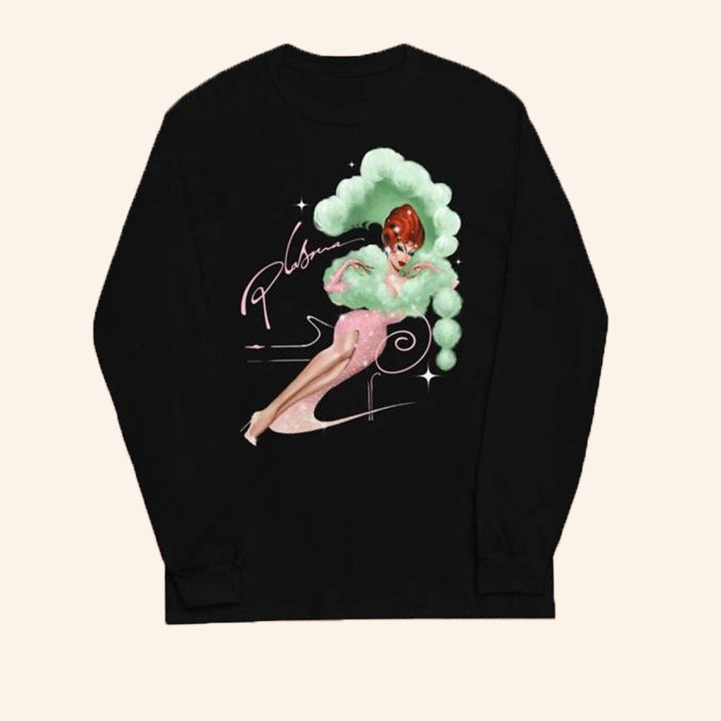 Drag Queen Merch Plasma Starlet Long Sleeve Shirt T-Shirt Gifts For Girlfriend